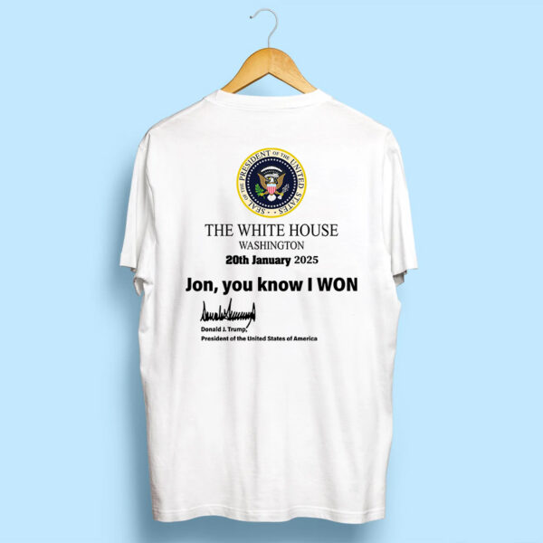 Trump White House Washington 20th January 2025 Shirt