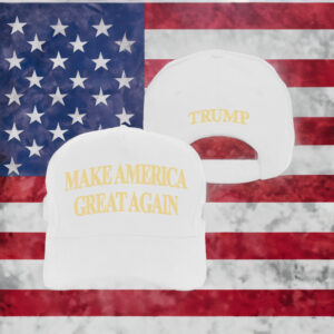 Trump MAGA 2024 White Hat Cap