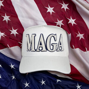 Official Trump 2024 Special Edition 3D MAGA White Hat Cap