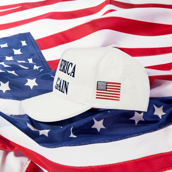Official Trump 47 MAGA 2024 White Hat Cap