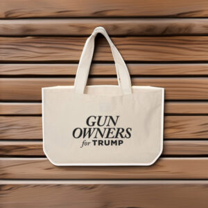 Gun Owners for Trump 2024 Canvas Tote Bag