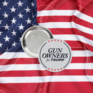 Gun Owners for Trump 3 Buttons us