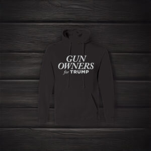 Gun Owners for Trump Black Hooded Pullover