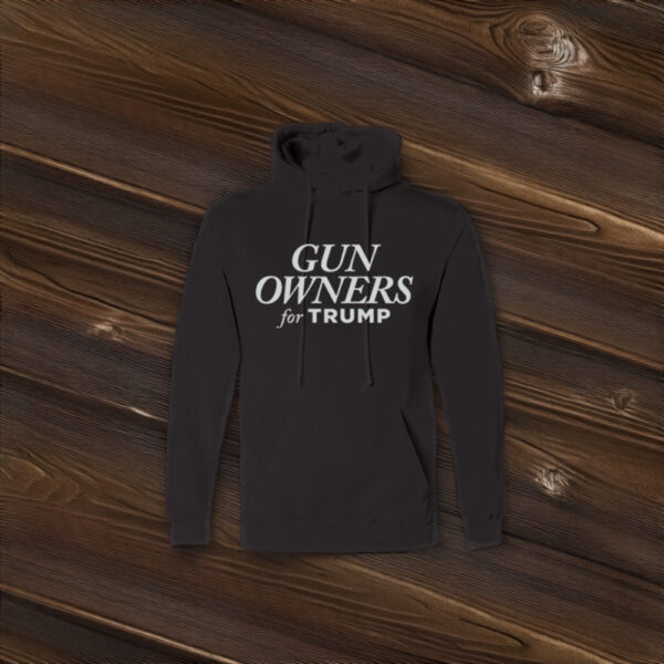 Gun Owners for Trump Black Hoodeds Pullover