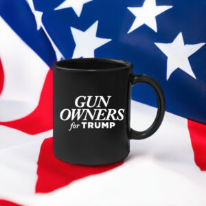 Gun Owners for Trump Coffee Black Mug