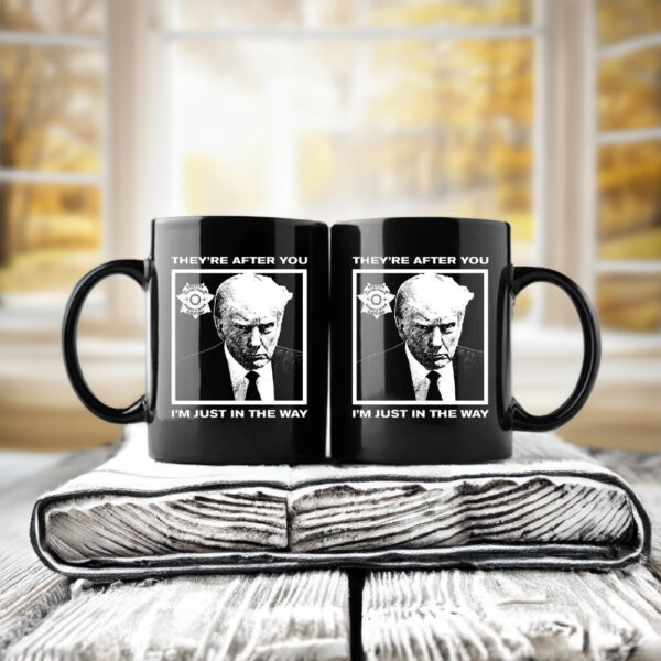 Howie Carr Wearing Trump 2024 Mugshot They're After You I'm Just In The Way Mug