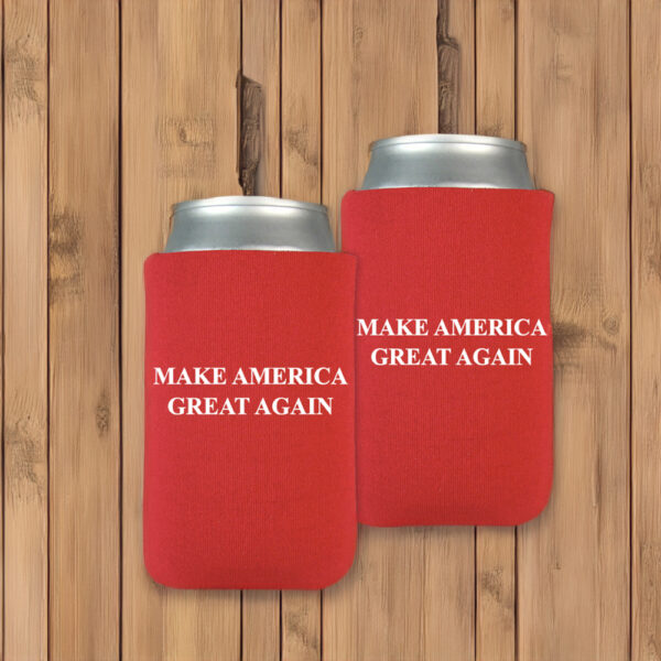 Trump 2024 Make America Great Again Red Beverage Coolers