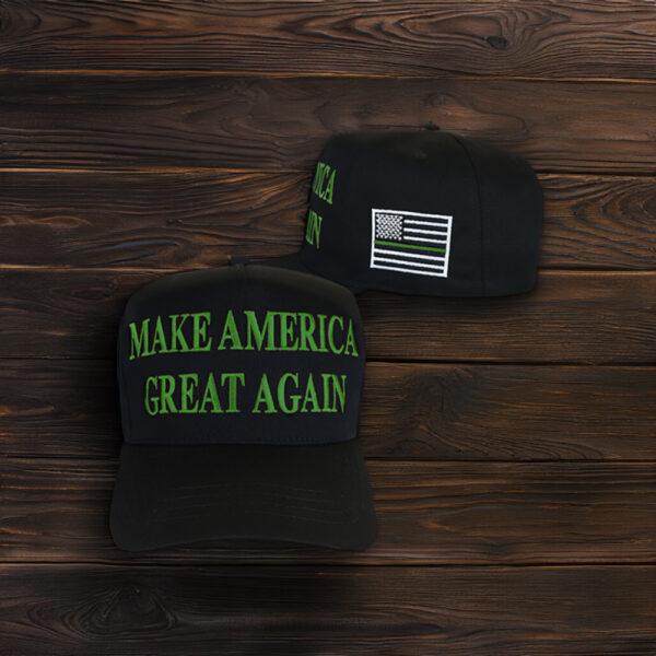 Trump Thin Green Line MAGA Hats