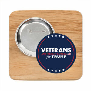 Veterans and Military Families for Trump 3 Buttons