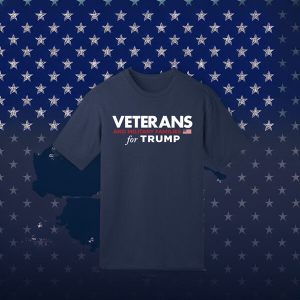 Veterans and Military Families for Trump Navy Shirts