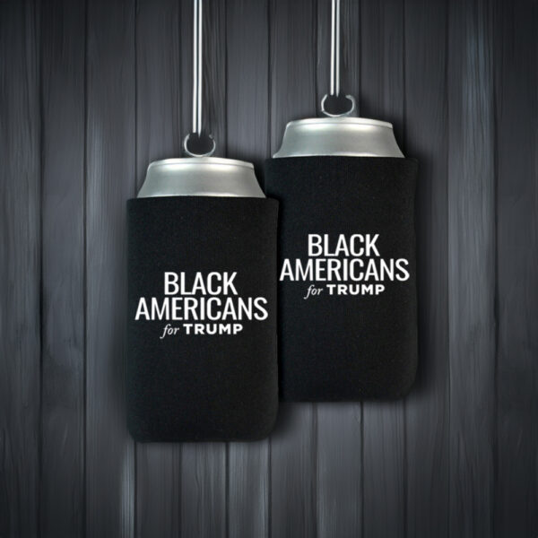 Black Americans for Trump Black Beverage Coolers