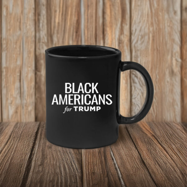 Black Americans for Trump Black Coffee Mug Us