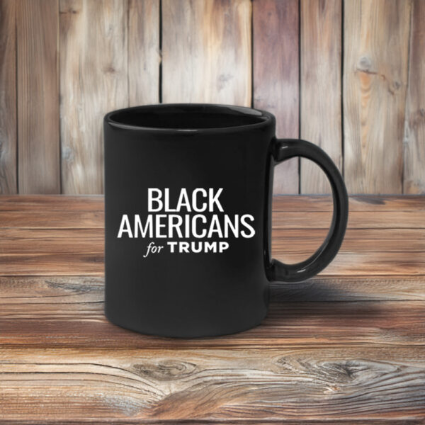 Black Americans for Trump Black Coffee Mugs