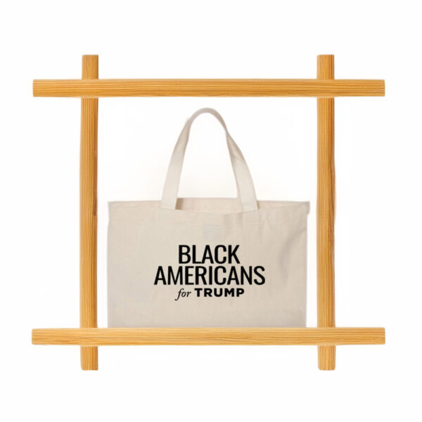 Black Americans for Trump Canvas Tote Bag Us