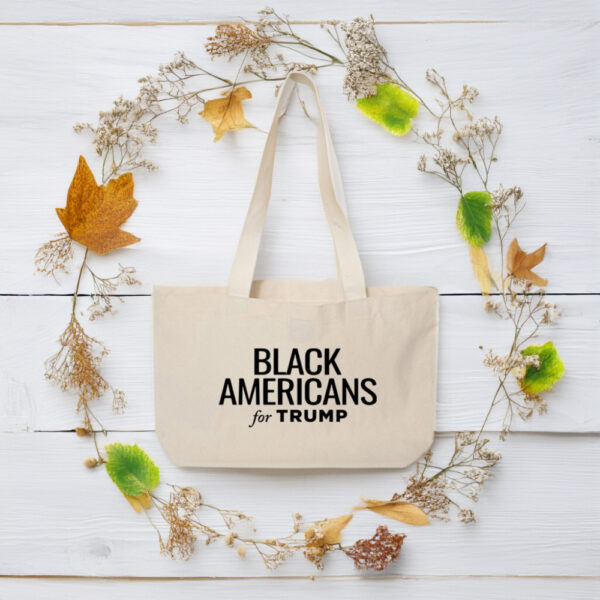 Black Americans for Trump Canvas Tote Bags