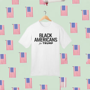 Black Americans for Trump White T-Shirt