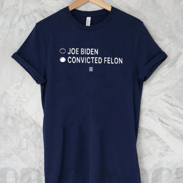 Joe Biden Convicted Felon David J Harris Jr T-Shirt1