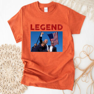 Donald Trump Shot T-SHIRT- LEGEND , Support T-Shirts, TRUMP 20242