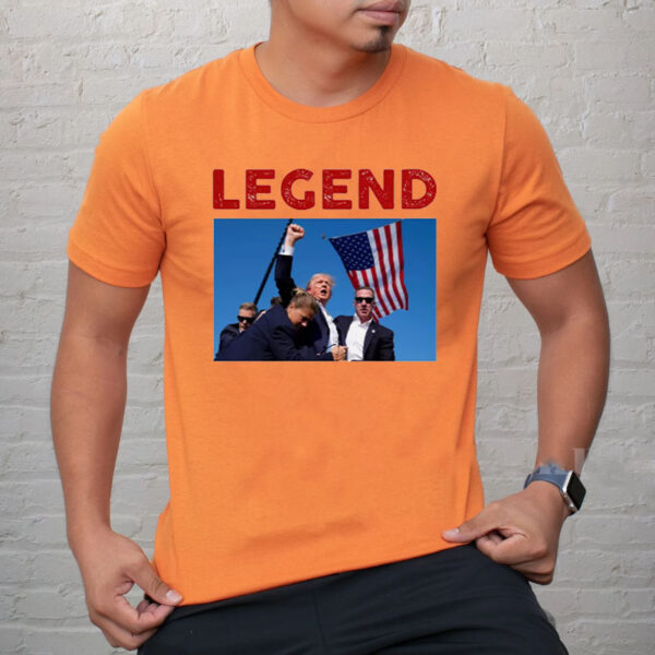 Donald Trump Shot T-SHIRT- LEGEND , Support T-Shirts, TRUMP 20244