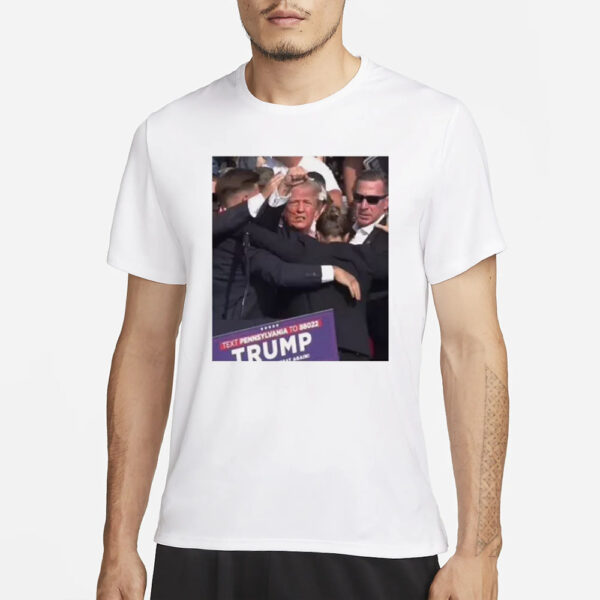 Donald Trump T-Shirt 2024 - T-Shirt Trump Never give up