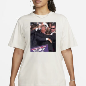 Donald Trump T-Shirt 2024 - T-Shirt Trump Never give ups