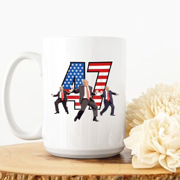 47 Trump Dancing Mug, Trump Inauguration Day Mug