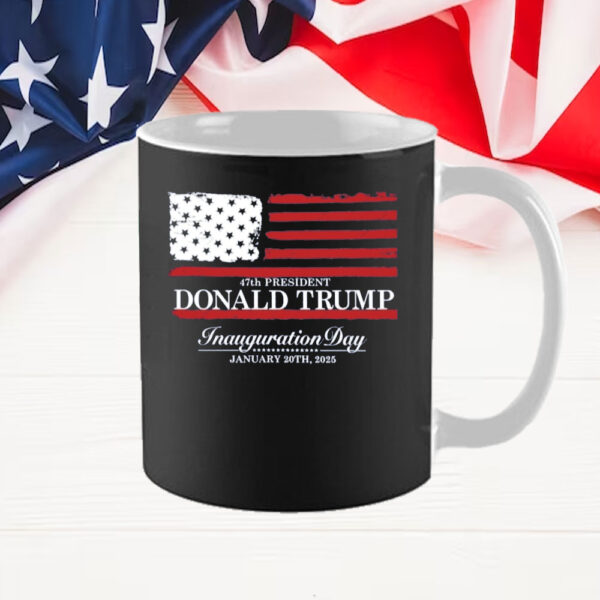 47th President Donald Trump Inauguration Day Mug, 45 47 Trump Mug