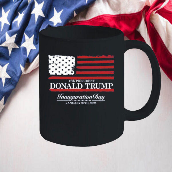 47th President Donald Trump Inauguration Day Mug, 45 47 Trump Mug