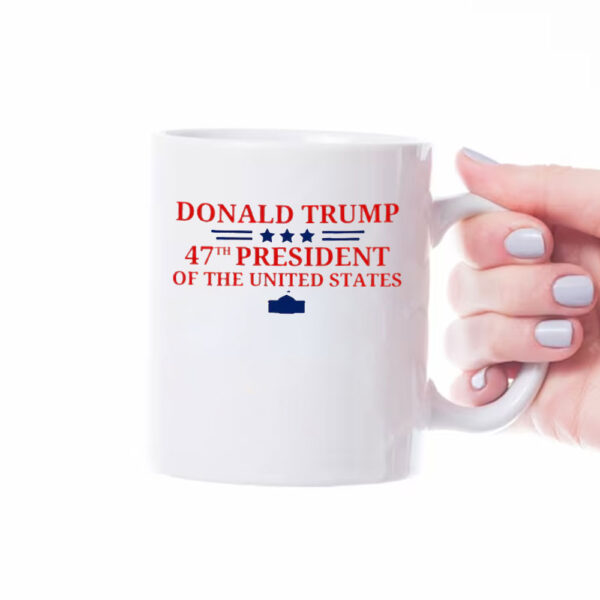 Donald Trump 47th President Of The United States White House Graphic Mug