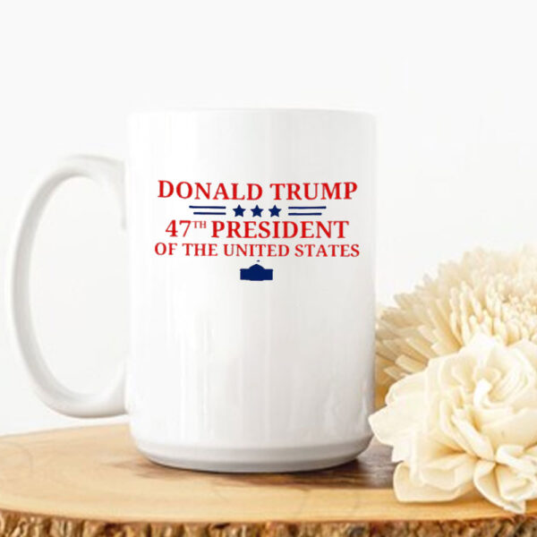 Donald Trump 47th President Of The United States White House Graphic Mug