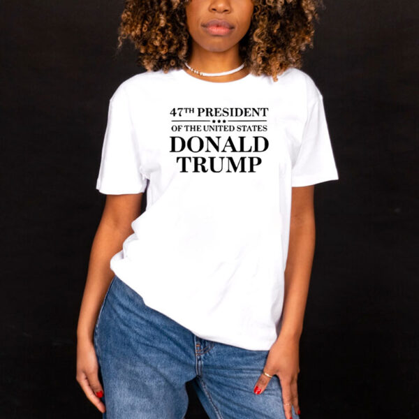 Donald Trump 47th President Of The United States White House Graphic T-Shirt