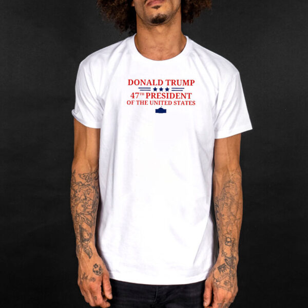 Donald Trump 47th President Of The United States White House Graphic T-Shirt