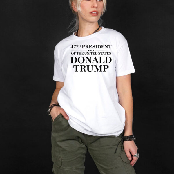 Donald Trump 47th President Of The United States White House Graphic T-Shirt