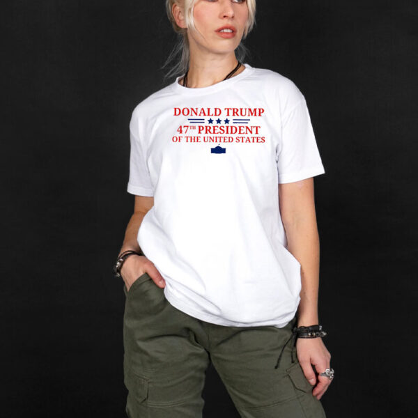 Donald Trump 47th President Of The United States White House Graphic T-Shirt