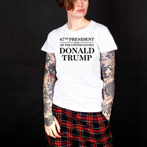 Donald Trump 47th President Of The United States White House Graphic T-Shirt