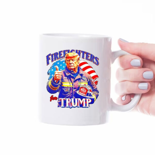 Firefighters for Trump Maga Stay Strong Los Angeles Mug