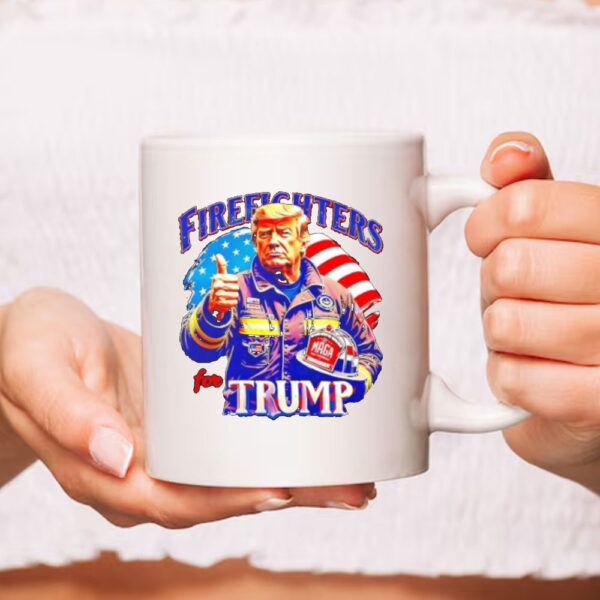 Firefighters for Trump Maga Stay Strong Los Angeles Mug