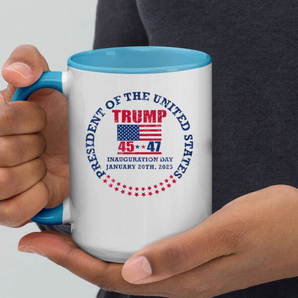 Inauguration Day 45 47 Donald Trump President we won again trump 47 President Mug