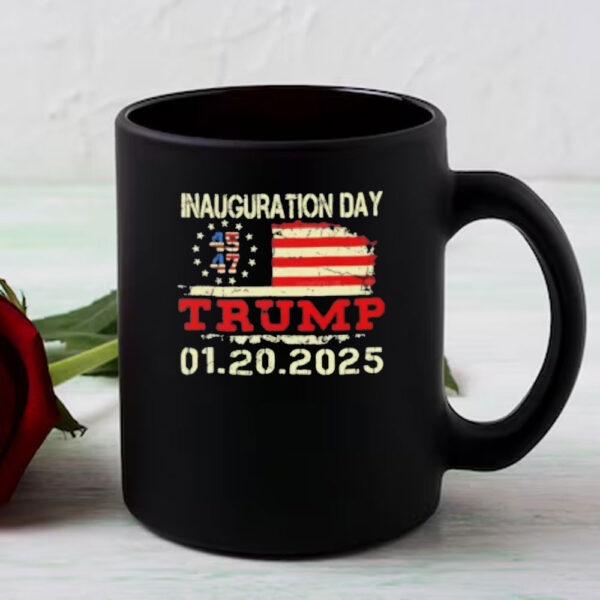 Inauguration Day Trump 01 20 2025 USA flag Mug