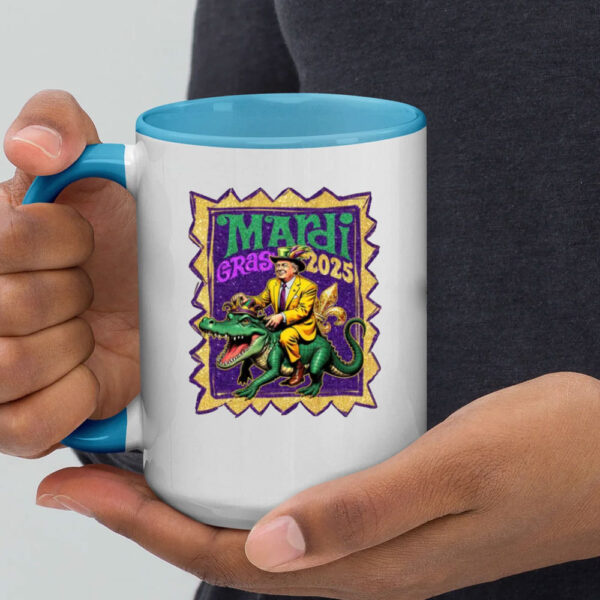 Mardi Gras Trump 2025 Mug, Mardi Grass Trumplover Mug