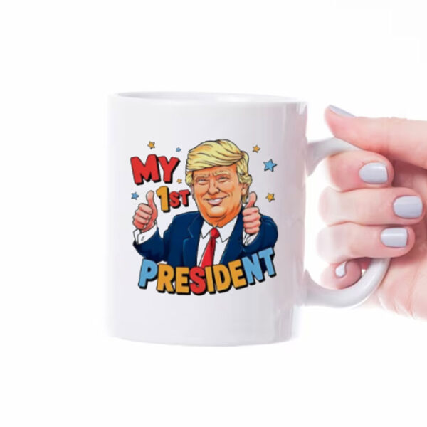 My 1st president Donald Trump cartoon Mug