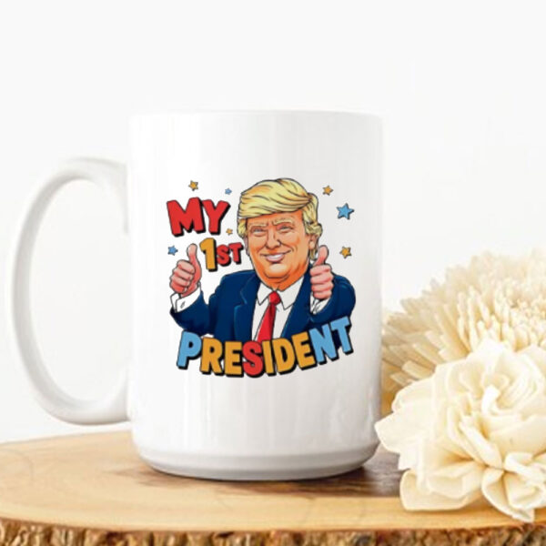 My 1st president Donald Trump cartoon Mug