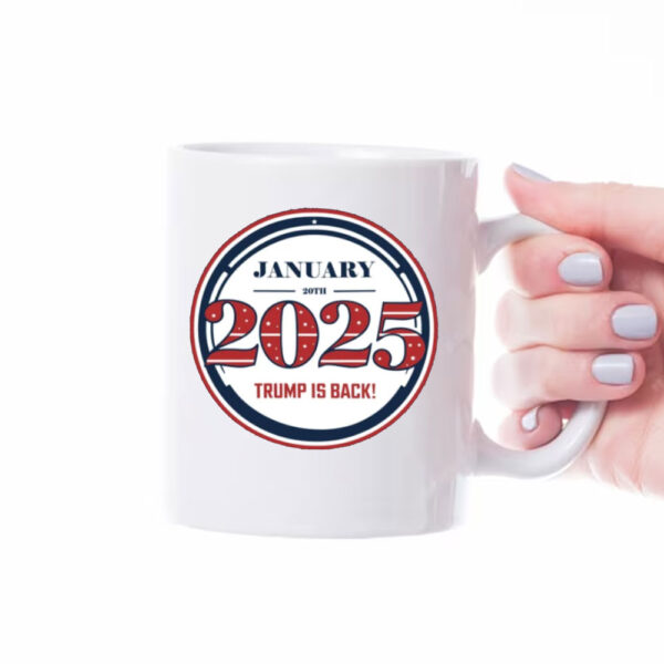 Trump 2025 January 20th Trump Is Back Mug