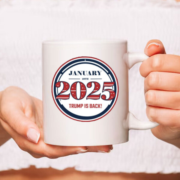 Trump 2025 January 20th Trump Is Back Mug