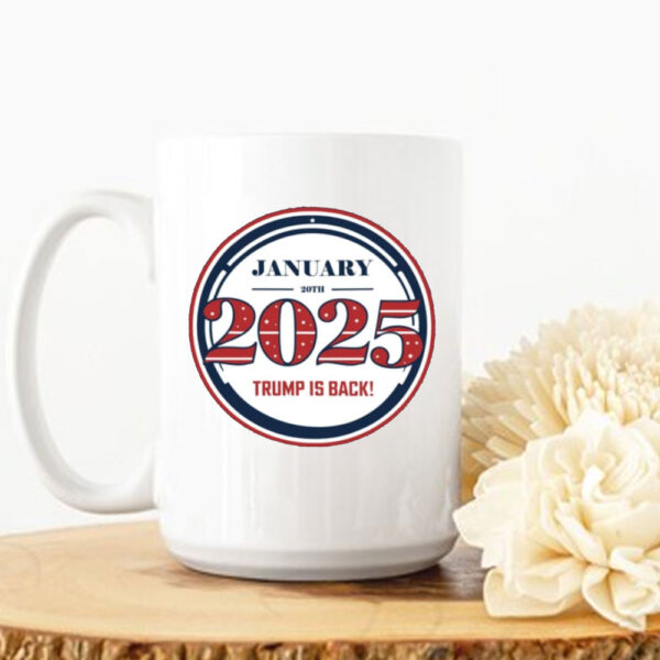 Trump 2025 January 20th Trump Is Back Mug