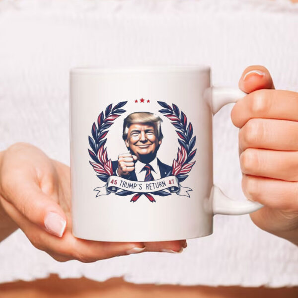 Trump Inauguration Day Mug, January 20th 2025 Donald J Trump 47th Victory MAGA Mug