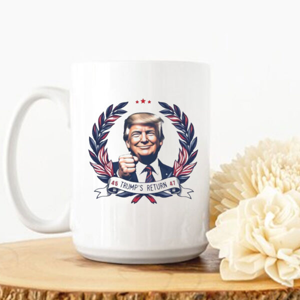 Trump Inauguration Day Mug, January 20th 2025 Donald J Trump 47th Victory MAGA Mug