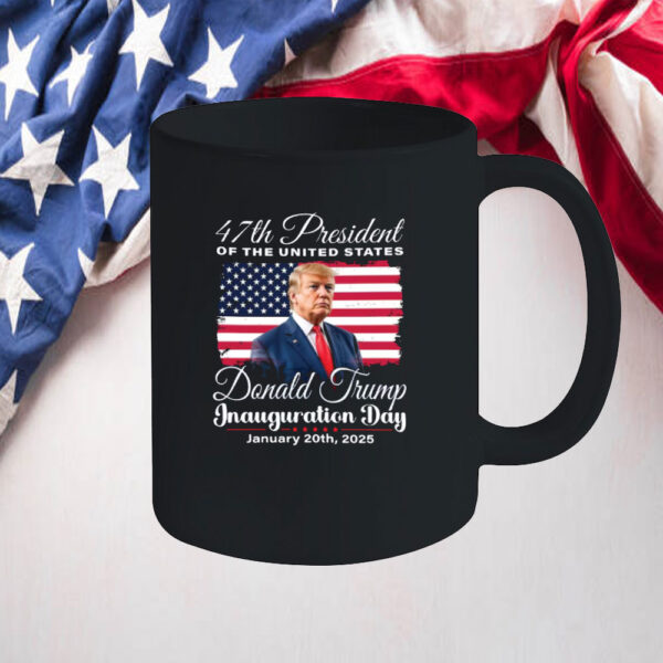 Trump Inauguration Day Mug, Trump 47th President Mug, Inauguration Day Gift, Trump Supporter Mug