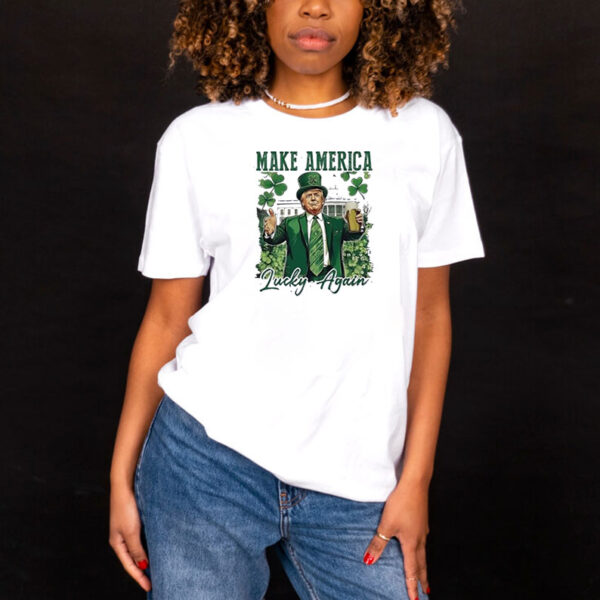 Trump Irish make America lucky again shirt