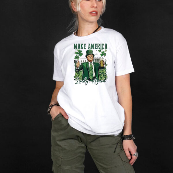 Trump Irish make America lucky again shirt